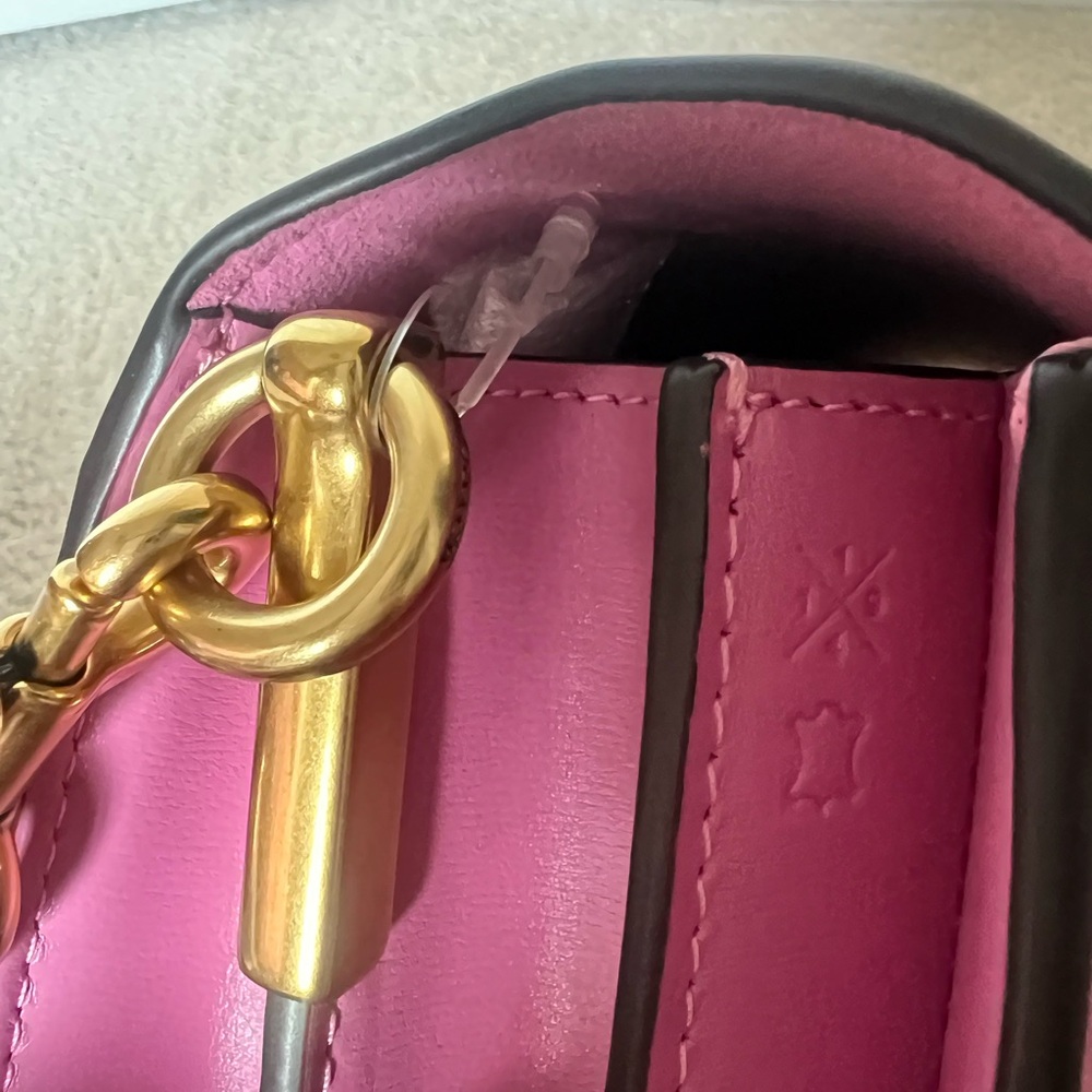 COACH Tabby 26 Pink Crossbody Bag with Gold 'C' Accent - Picture 12 of 12